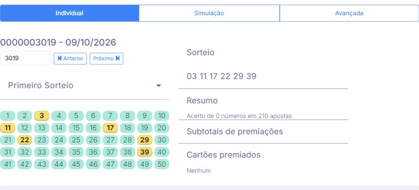 Conferência da Dupla Sena e seleção do sorteio