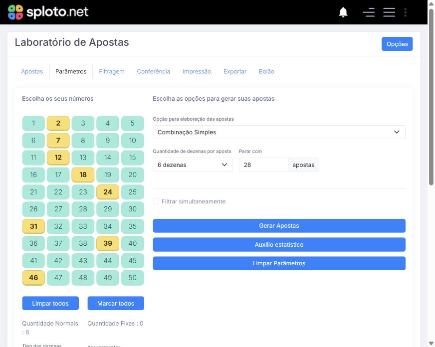 Escolha das dezenas da +Milionária